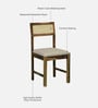 Bree Sheesham Wood 6 Seater Dining Set with Bench In Provincial Teak Finish
