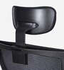 Breeze Breathable Mesh Ergonomic Chair in Black Colour with Headrest