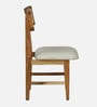 Brekstad Acacia Wood 4 Seater Dining Set in Natural Finish