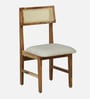 Brekstad Acacia Wood 4 Seater Dining Set in Natural Finish