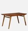 Brekstad Acacia Wood 4 Seater Dining Set in Natural Finish