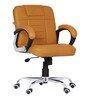 Brent Mid Back Executive Chair in Camel Colour