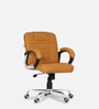 Brent Mid Back Executive Chair in Camel Colour