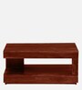 Brent Sheesham Wood Coffee Table In Honey Oak Finish