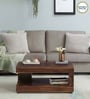 Brent Sheesham Wood Coffee Table In Provincial Teak Finish