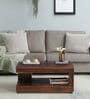Brent Sheesham Wood Coffee Table In Provincial Teak Finish