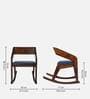 Brenton Solid Wood Rocking Chair In Brown Finish
