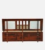 Brevik Sheesham Wood King Size Bed In Honey Oak  Finish With Box Storage