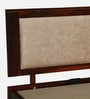 Brevik Sheesham Wood King Size Bed In Honey Oak  Finish With Hydraulic Storage