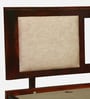 Brevik Sheesham Wood Queen Size Bed In Honey Oak  Finish