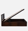 Brevik Sheesham Wood Queen Size Bed In Provincial Teak Finish With Hydraulic Storage