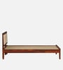 Brevik Sheesham Wood Single Bed In Honey Oak  Finish