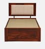 Brevik Sheesham Wood Single Bed In Honey Oak  Finish With Box Storage