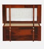 Brevik Sheesham Wood Single Bed In Honey Oak  Finish With Box Storage