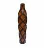 Brick Brown Mango Wood Table Vase