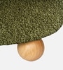 Brick Pouffe In Moss Green Colour