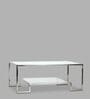 Bridgeview Coffee Table In Chrome Finish