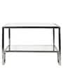 Bridgeview Coffee Table In Chrome Finish