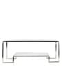 Bridgeview Coffee Table In Chrome Finish