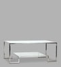 Bridgeview Coffee Table In Chrome Finish