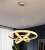 Brielle 70W | 47 Cm |Height Adjustable | 3 Light Mode | Modern LED Ceiling Chandelier for Living Room, Dining, Bedroom, Hall, Kitchen, Office,Luxury Decorative Lighting
