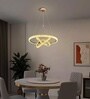 Brielle 70W | 47 Cm |Height Adjustable | 3 Light Mode | Modern LED Ceiling Chandelier for Living Room, Dining, Bedroom, Hall, Kitchen, Office,Luxury Decorative Lighting