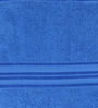 Bright Blue Solid 500 GSM Cotton 4 Pieces Towel Set