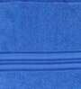 Bright Blue Solid 500 GSM Cotton Bath Towel