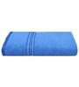 Blue Solid 500 GSM Cotton Bath Towel