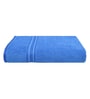 Blue Solid 500 GSM Cotton Bath Towel