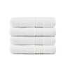 White Solid 550 GSM Cotton Hand Towels (Set of 4)