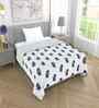 Bright White Royal Collection Single Bed Dohar Blanket