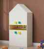 BrightBox 4 Door Wardrobe In White  Colour & Sky High Print