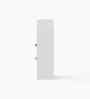 BrightBox 4 Door Wardrobe In White  Colour & Sky High Print