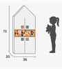 BrightBox 4 Door Wardrobe In White Colour & Pattern Dream Print