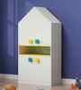 BrightBox 4 Door Wardrobe In White Colour & Summertime Print