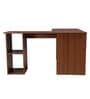 Brightmind Brown Colour Office Table In Walnut Finish Brightmind Brown Colour Office Table In Walnut Finish