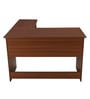 Brightmind Brown Colour Office Table In Walnut Finish Brightmind Brown Colour Office Table In Walnut Finish