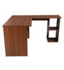 Brightmind Brown Colour Office Table In Walnut Finish Brightmind Brown Colour Office Table In Walnut Finish