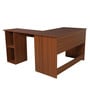 Brightmind Brown Colour Office Table In Walnut Finish Brightmind Brown Colour Office Table In Walnut Finish