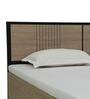 Brighton Queen Size Bed with Storage in Teak Finish