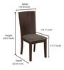 Brighton Dining Chair in Expresso Colour