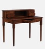 Brighton Sheesham Wood Writing Table In Honey Oak Finish