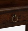 Brighton Sheesham Wood Writing Table In Provincial Teak Finish