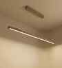 Brigitte 36 Brown Solid Wood Linear LED Hanging Light