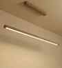 Brigitte 48 Brown Solid Wood Linear LED Hanging Light