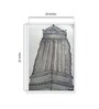 Brihadeeswara Temple Handmade Pencil, Ink & Charcoal On Unframed Canvas Painting
