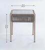 Brik Steel & Braided Rope Table And Chair Sets In Cream Finish