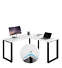 Brill Work Station Desk in Super White Colour
