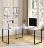 Brill Work Station Desk in Super White Colour